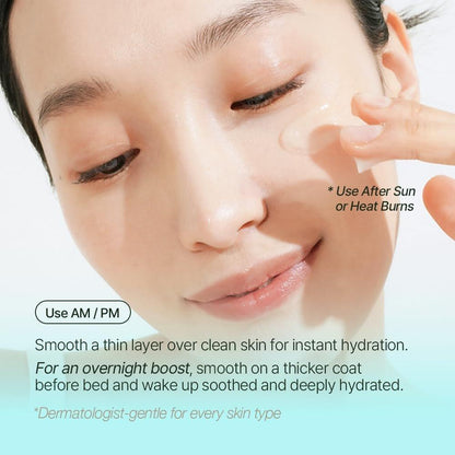 NATURAL DERMA PROJECT NDP Cica Cream - Gel-Gesichtsfeuchtigkeitscreme gegen Sonnenbrand, leichte koreanische Feuchtigkeitscreme für empfindliche Haut, Centella Asiatica, feuchtigkeitsspendend, beruhigend, lindernd (1,7 Fl Oz / 50 ml)