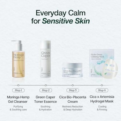 NATURAL DERMA PROJECT NDP Cica Cream - Gel-Gesichtsfeuchtigkeitscreme gegen Sonnenbrand, leichte koreanische Feuchtigkeitscreme für empfindliche Haut, Centella Asiatica, feuchtigkeitsspendend, beruhigend, lindernd (1,7 Fl Oz / 50 ml)