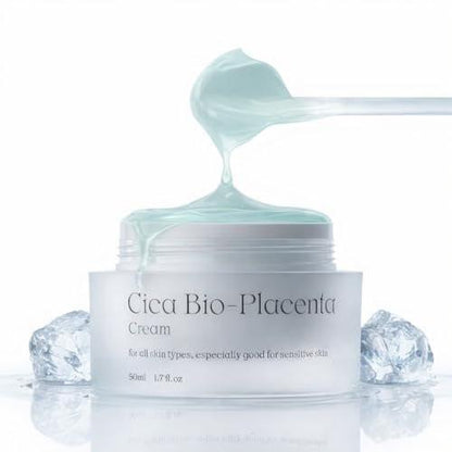 NATURAL DERMA PROJECT NDP Cica Cream - Gel-Gesichtsfeuchtigkeitscreme gegen Sonnenbrand, leichte koreanische Feuchtigkeitscreme für empfindliche Haut, Centella Asiatica, feuchtigkeitsspendend, beruhigend, lindernd (1,7 Fl Oz / 50 ml)