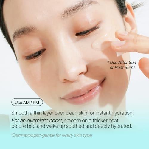 NATURAL DERMA PROJECT NDP Cica Cream - Gel-Gesichtsfeuchtigkeitscreme gegen Sonnenbrand, leichte koreanische Feuchtigkeitscreme für empfindliche Haut, Centella Asiatica, feuchtigkeitsspendend, beruhigend, lindernd (1,7 Fl Oz / 50 ml)