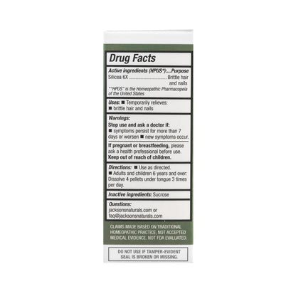 Jackson's #12 Zell-Salz Silica 6X – 500 Pellets, vegan, laktosefrei, Schuessler-Salz Silicea 6X (hergestellt in den USA)