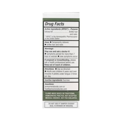Jackson's #12 Zell-Salz Silica 6X – 500 Pellets, vegan, laktosefrei, Schuessler-Salz Silicea 6X (hergestellt in den USA)