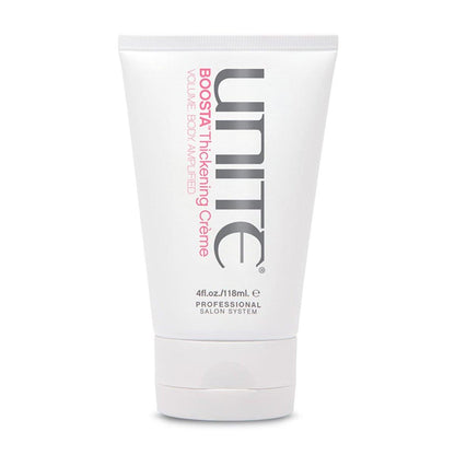 UNITE Hair – BOOSTA Thickening Crème – Leichte Styling-Creme für sofortige Fülle und griffiges Volumen – für feines oder schlaffes Haar – UV- und Hitzeschutz – 118 ml