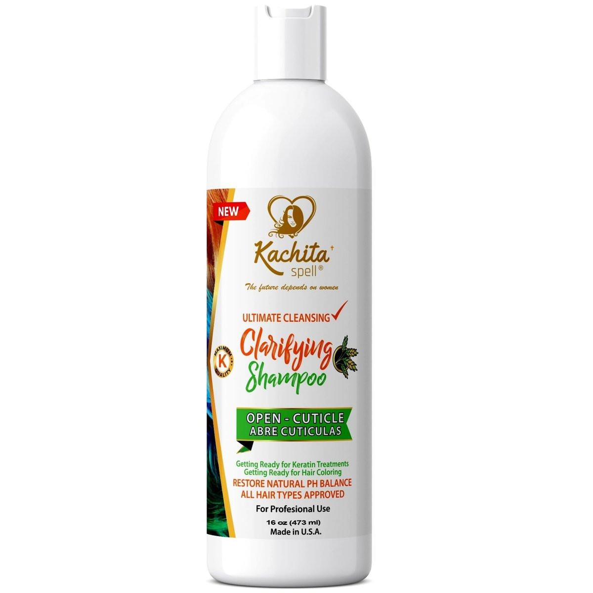 Kachita Spell Klärendes Shampoo – Tiefenreinigendes Detox-Shampoo, entfernt Rückstände, sulfatfrei