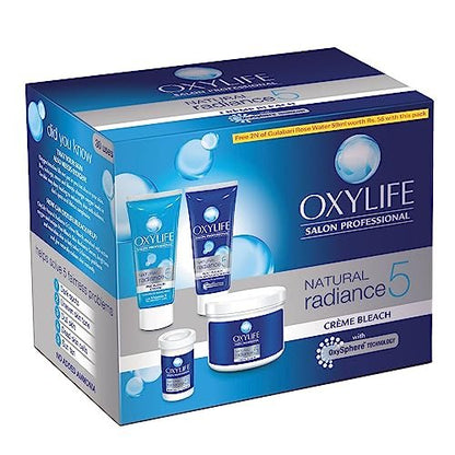 OxyLife Natural Radiance 5 Creme Bleach 310g – Sanfte Gesichtscreme für gleichmäßigen Teint