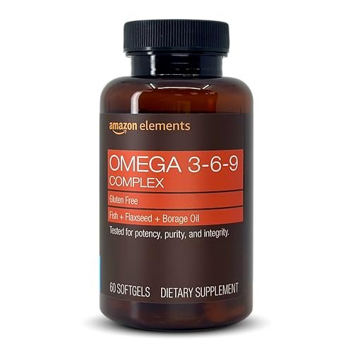 Revly Omega 3-6-9 Komplex – Fisch-, Lein- und Borretschöl mit EPA & DHA Omega-3-Fettsäuren – 60 Softgels, 2-Monatsvorrat