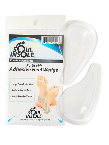 Fersenkeil für Überpronation und Übersupination – Wiederverwendbare selbstklebende Gel-Einlage