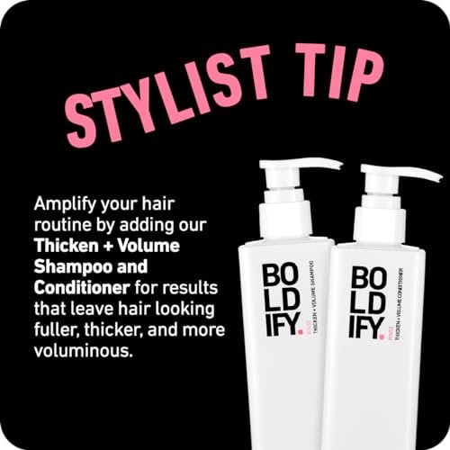 Boldify Leave-In Conditioner und Hitzeschutz – Nährendes Haarserum für Föhn und Styling, leichter Thermoschutz bis 450°F mit Biotin für Frauen und Männer