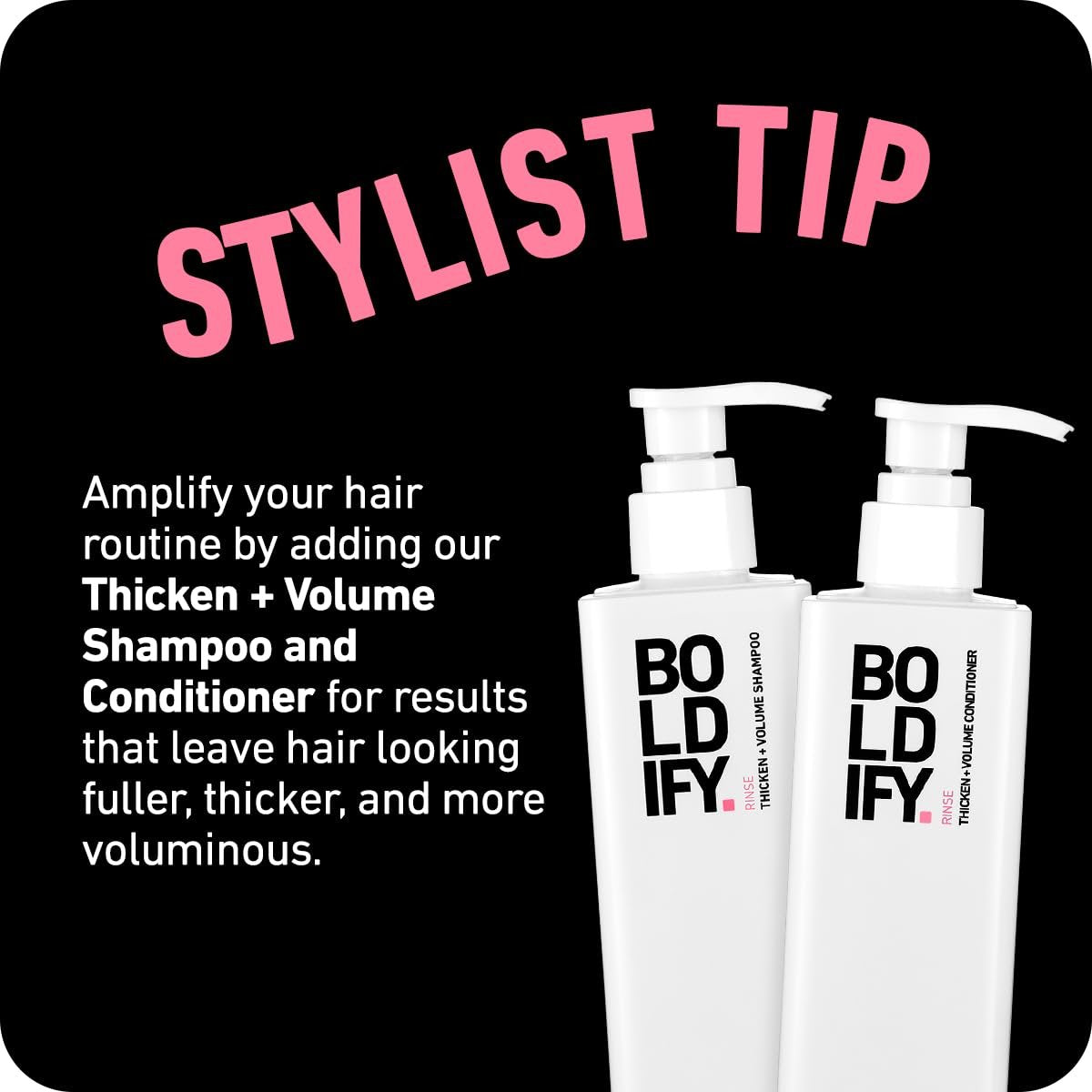 Boldify Leave-In Conditioner und Hitzeschutz – Nährendes Haarserum für Föhn und Styling, leichter Thermoschutz bis 450°F mit Biotin für Frauen und Männer