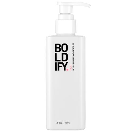 Boldify Leave-In Conditioner und Hitzeschutz – Nährendes Haarserum für Föhn und Styling, leichter Thermoschutz bis 450°F mit Biotin für Frauen und Männer
