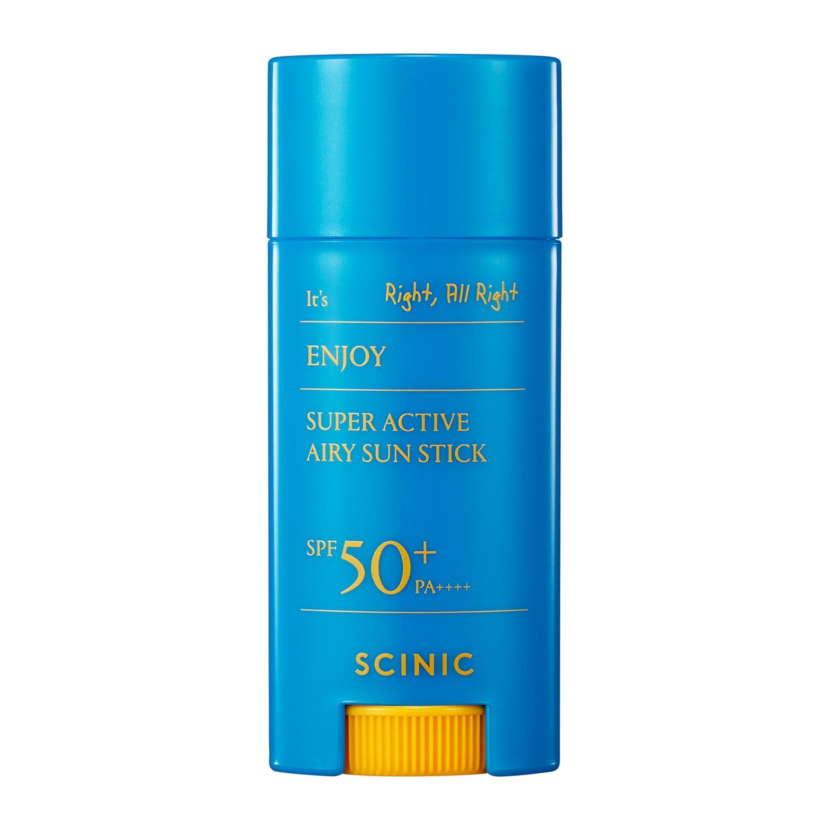 SCINIC Enjoy Super Active Airy Sun Stick SPF50+ PA++++ 0,53 oz (15 g) – Leichter Sonnenschutz für unterwegs | Koreanische Hautpflege