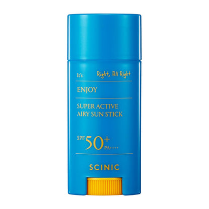 SCINIC Enjoy Super Active Airy Sun Stick SPF50+ PA++++ 0,53 oz (15 g) – Leichter Sonnenschutz für unterwegs | Koreanische Hautpflege