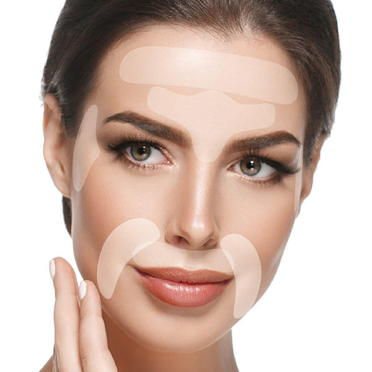 BLUMBODY Gesichts-Faltenpflaster für Stirn, Augen, Mund – Anti-Falten-Patches zur Glättung von feinen Linien – Transparente, nicht-silikonhaltige Gesichtspflaster (165 Stück, 30-Tage-Vorrat)