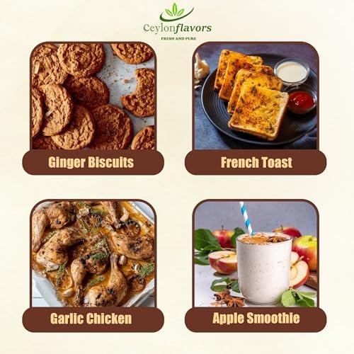 CEYLON FLAVORS Fresh and Pure Bio Ceylon Zimt Pulver Premium Qualität 70g