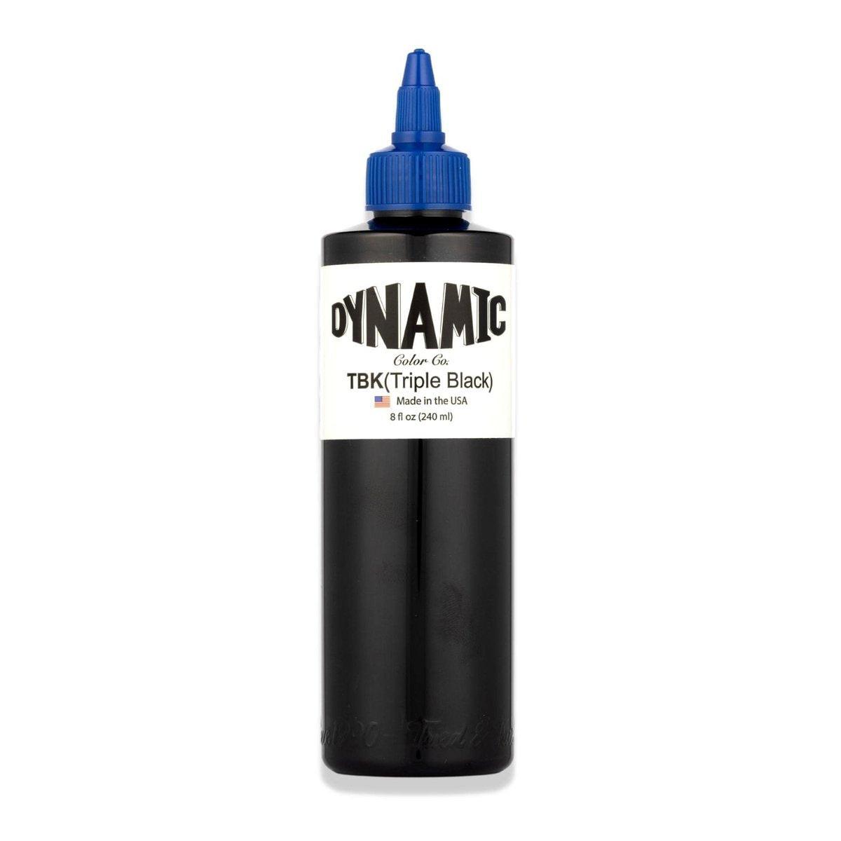 Dynamic Color Co Triple Black Tattoo Tinte 8,1 fl oz - Hochwertige schwarze Tätowierfarbe