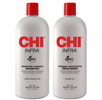 Infra Shampoo & Treatment 32oz Duo Set – Professionelle Haarpflege im Großformat