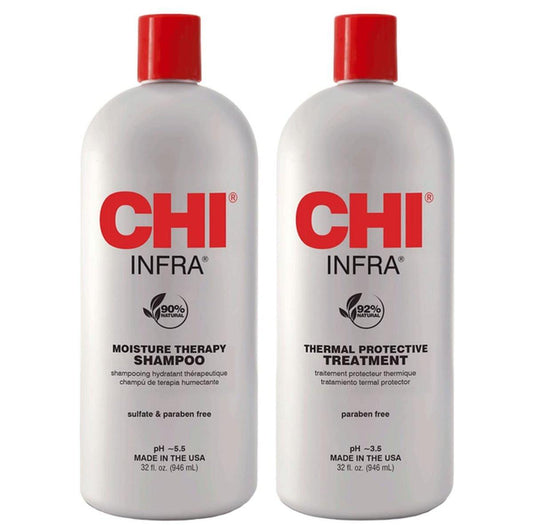 Infra Shampoo & Treatment 32oz Duo Set – Professionelle Haarpflege im Großformat