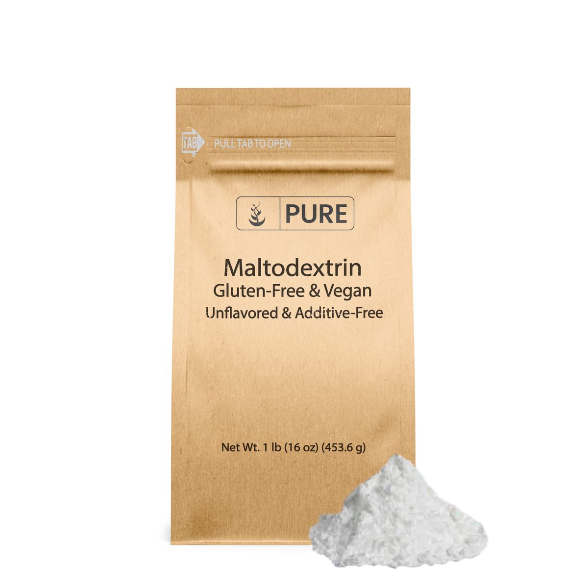 Pure Original Ingredients Maltodextrin (1 lb) – Bindemittel & Verdickungsmittel, geschmacksneutral, ohne Zusätze