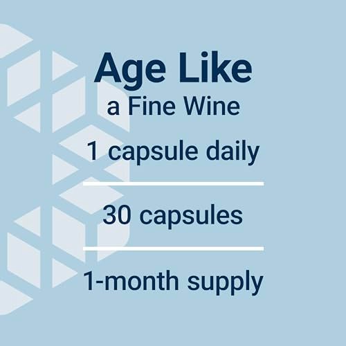 Life Extension Resveratrol Elite – Trans-Resveratrol für gesundes Altern, Herz-Kreislauf- und Gehirngesundheit, 30 Kapseln