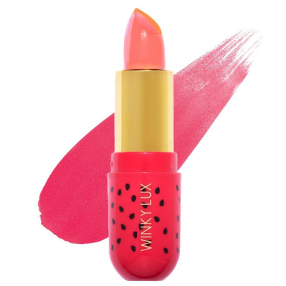 Winky Lux Watermelon Jelly pH Lippenbalsam – Feuchtigkeitsspendender Lip Balm mit natürlichem Rosaton und pH-Farbwechsel, pflegt und macht Lippen weich, mit Wassermelonenbonbon-Duft