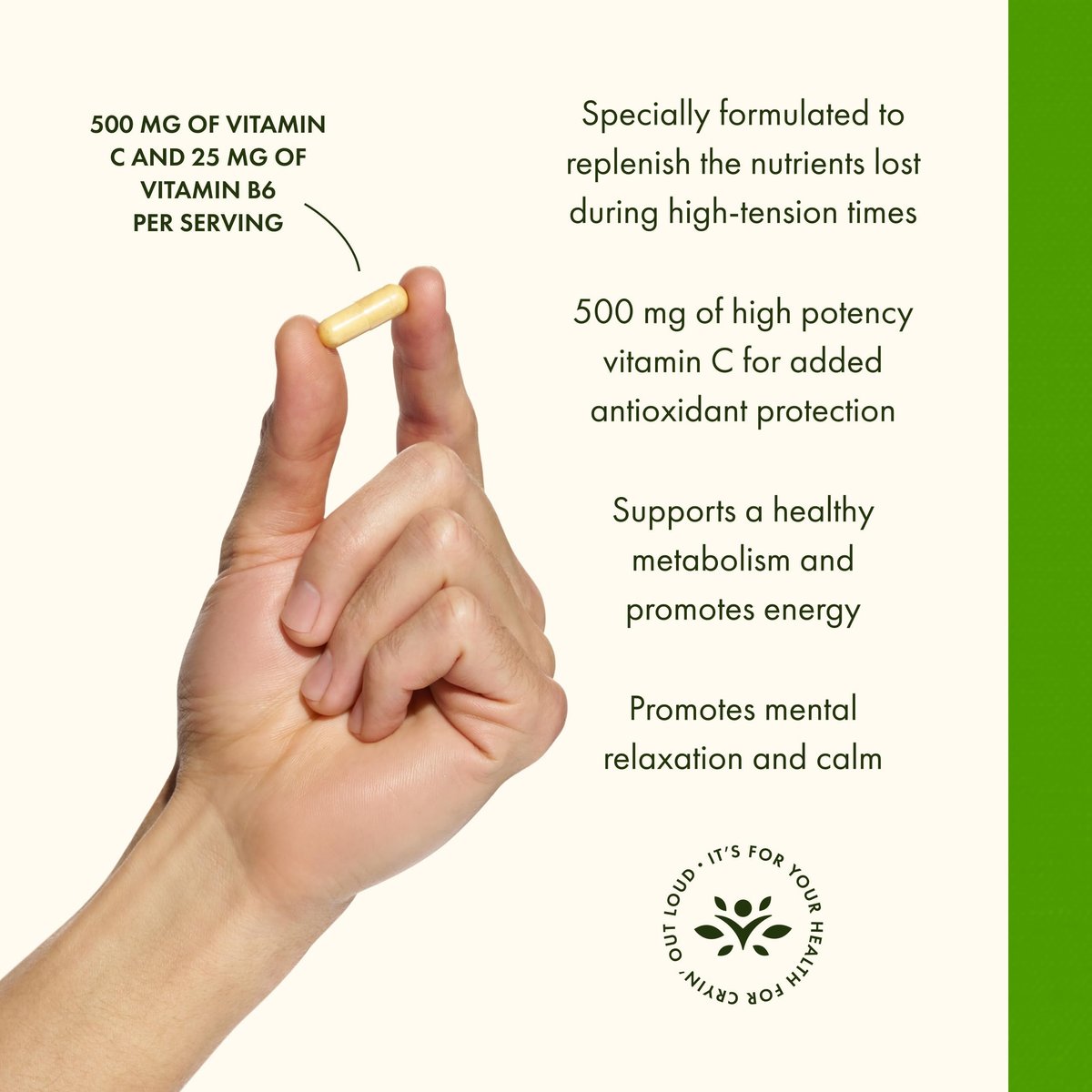 Swanson Super Stress B-Complex mit Vitamin C – Energie- und Immununterstützung für stressgeplagte Berufstätige (100 Kapseln)