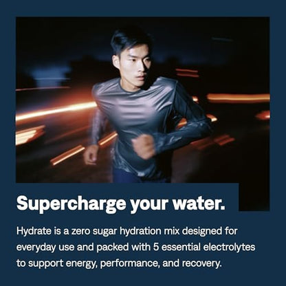 UCAN Hydrate Elektrolyt-Getränkemischung (Wassermelone, 30 Portionen) – Zuckerfrei, Keto-freundlich, Vegan, Nicht-GVO, Glutenfrei – Elektrolytpulver mit Kalium & Magnesium für Läufer & Sportler