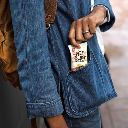 CLIF Nut Butter Bar – Erdnussbutter – Energie-Snack-Riegel – Bio – Nicht-GVO – Pflanzlich – Niedriger glykämischer Index – 1,76 oz (5er Pack)