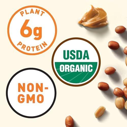 CLIF Nut Butter Bar – Erdnussbutter – Energie-Snack-Riegel – Bio – Nicht-GVO – Pflanzlich – Niedriger glykämischer Index – 1,76 oz (5er Pack)