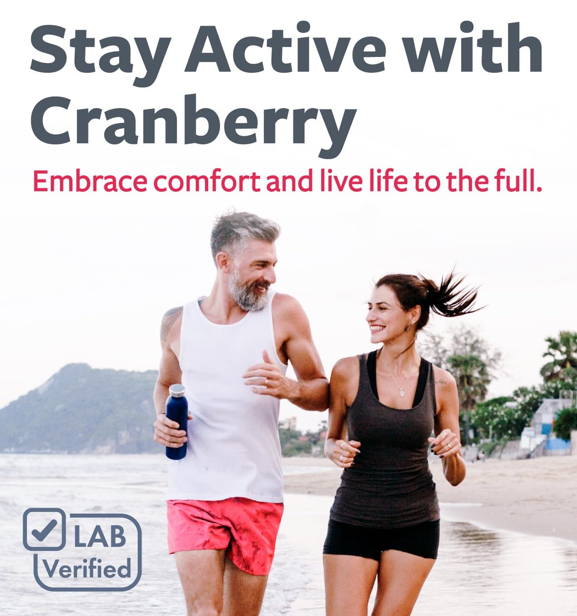 PURE CO USDA Bio Cranberry Konzentrat Pulver - Bio Cranberry Pulver 500mg 50:1 Extrakt pro Portion - Nierenreinigung & Unterstützung der Harnwege für Frauen - 100 Portionen