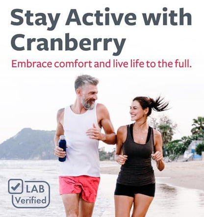 PURE CO USDA Bio Cranberry Konzentrat Pulver - Bio Cranberry Pulver 500mg 50:1 Extrakt pro Portion - Nierenreinigung & Unterstützung der Harnwege für Frauen - 100 Portionen