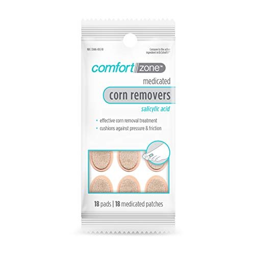 Comfort Zone Hühneraugenpflaster mit Salicylsäure – 36-teiliges Set zur effektiven Entfernung von Hühneraugen