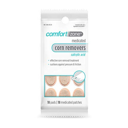 Comfort Zone Hühneraugenpflaster mit Salicylsäure – 36-teiliges Set zur effektiven Entfernung von Hühneraugen