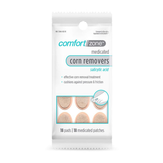 Comfort Zone Hühneraugenpflaster mit Salicylsäure – 36-teiliges Set zur effektiven Entfernung von Hühneraugen