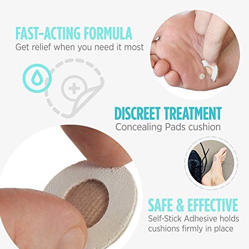 Comfort Zone Plantar Warzen Entfernungsset, Maximale Stärke Salicylsäure Plantar Warzen Entferner für Füße mit medizinischen Pflastern & Abdeckpads, 24 Stück