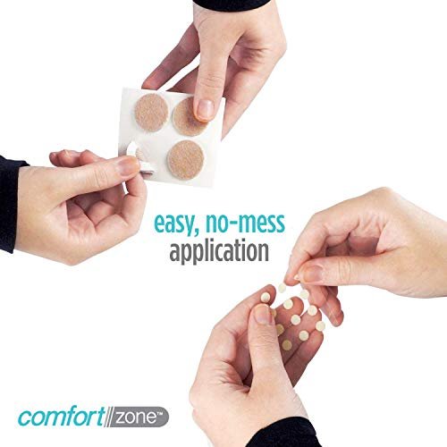 Comfort Zone Plantar Warzen Entfernungsset, Maximale Stärke Salicylsäure Plantar Warzen Entferner für Füße mit medizinischen Pflastern & Abdeckpads, 24 Stück
