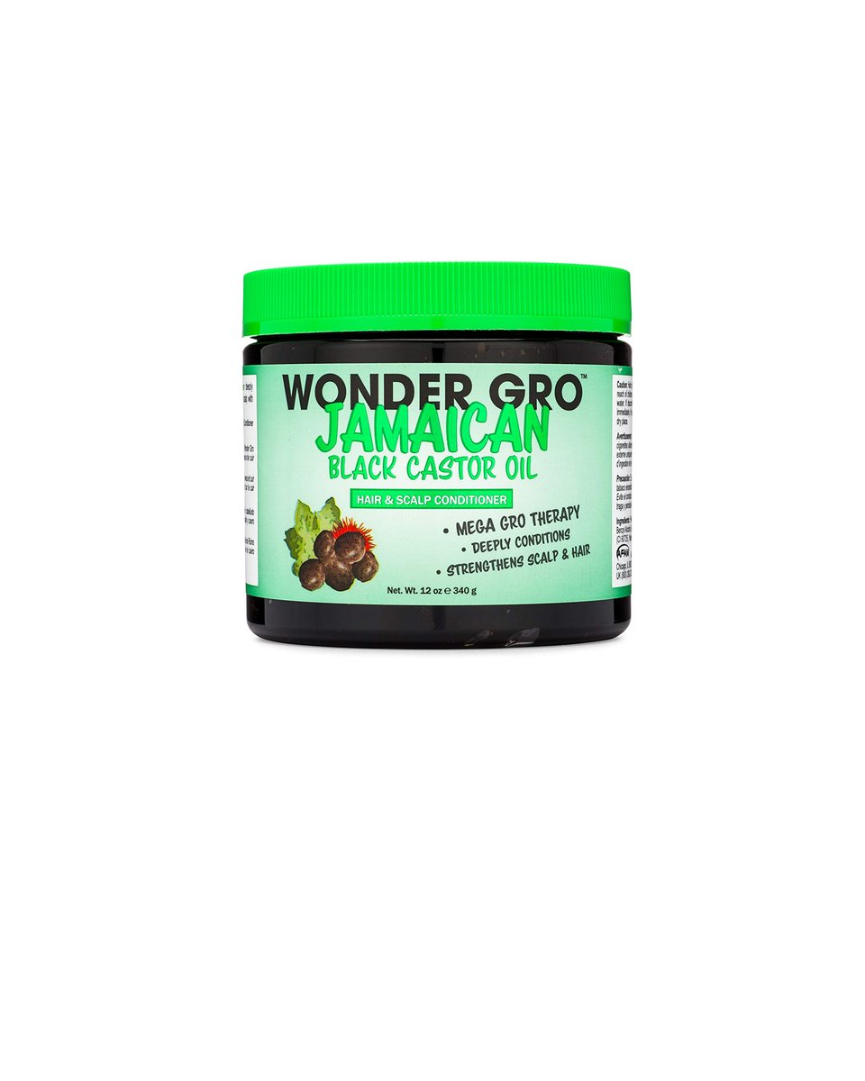 Jamaican Black Castor Oil Haar-Grease Styling Conditioner, 12 fl oz - Stärkend & Mega Haarwachstum Therapie von Wonder Gro