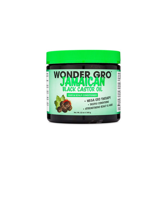 Jamaican Black Castor Oil Haar-Grease Styling Conditioner, 12 fl oz - Stärkend & Mega Haarwachstum Therapie von Wonder Gro