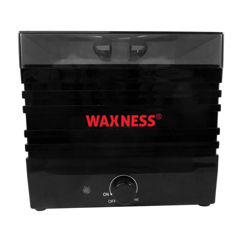 Waxness W-CUBE Professioneller Wachsschmelzer – Schwarz, 450 g Fassungsvermögen, einstellbare Temperatur, 100 W, für den professionellen Einsatz