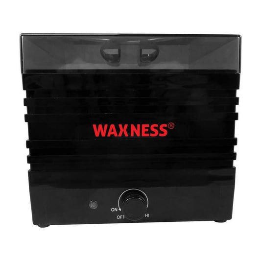 Waxness W-CUBE Professioneller Wachsschmelzer – Schwarz, 450 g Fassungsvermögen, einstellbare Temperatur, 100 W, für den professionellen Einsatz