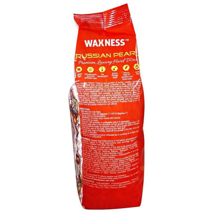 Waxness RUSSIAN PEARL (Cremig) & SENSI CLEAR (Gel) – Stripless Hartwachs für empfindliche Haut, Brazilian & Ganzkörper-Haarentfernung, 2x 1 kg, Hergestellt in Italien