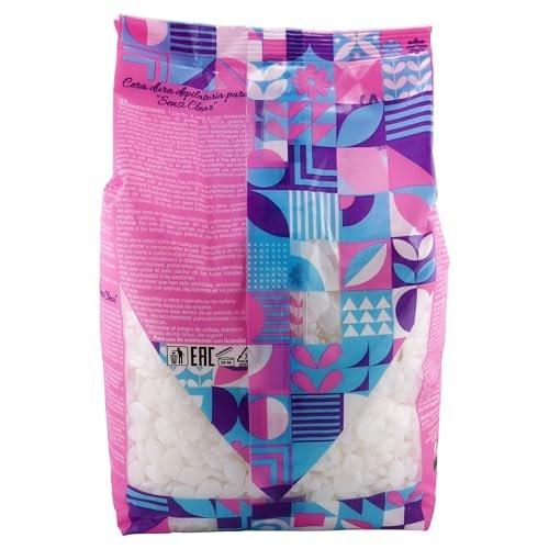 Waxness RUSSIAN PEARL (Cremig) & SENSI CLEAR (Gel) – Stripless Hartwachs für empfindliche Haut, Brazilian & Ganzkörper-Haarentfernung, 2x 1 kg, Hergestellt in Italien
