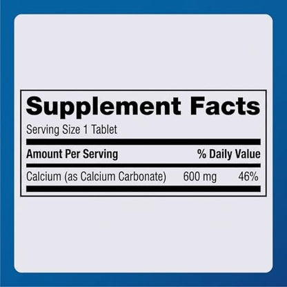 Major 600mg Calcium Tabletten – Calcium Nahrungsergänzungsmittel – 150 Stück (1 Packung)