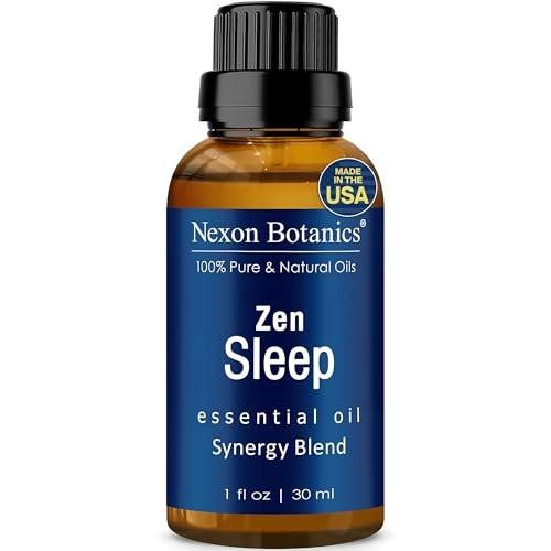 Zen Sleep ätherisches Öl 30 ml – Lavendel & Rosmarin Entspannungsöl für Diffuser & Luftbefeuchter – Beruhigende Aromatherapie für erholsamen Schlaf – Nexon Botanics