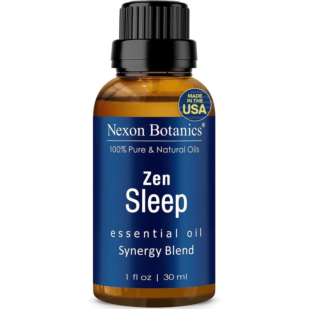Zen Sleep ätherisches Öl 30 ml – Lavendel & Rosmarin Entspannungsöl für Diffuser & Luftbefeuchter – Beruhigende Aromatherapie für erholsamen Schlaf – Nexon Botanics