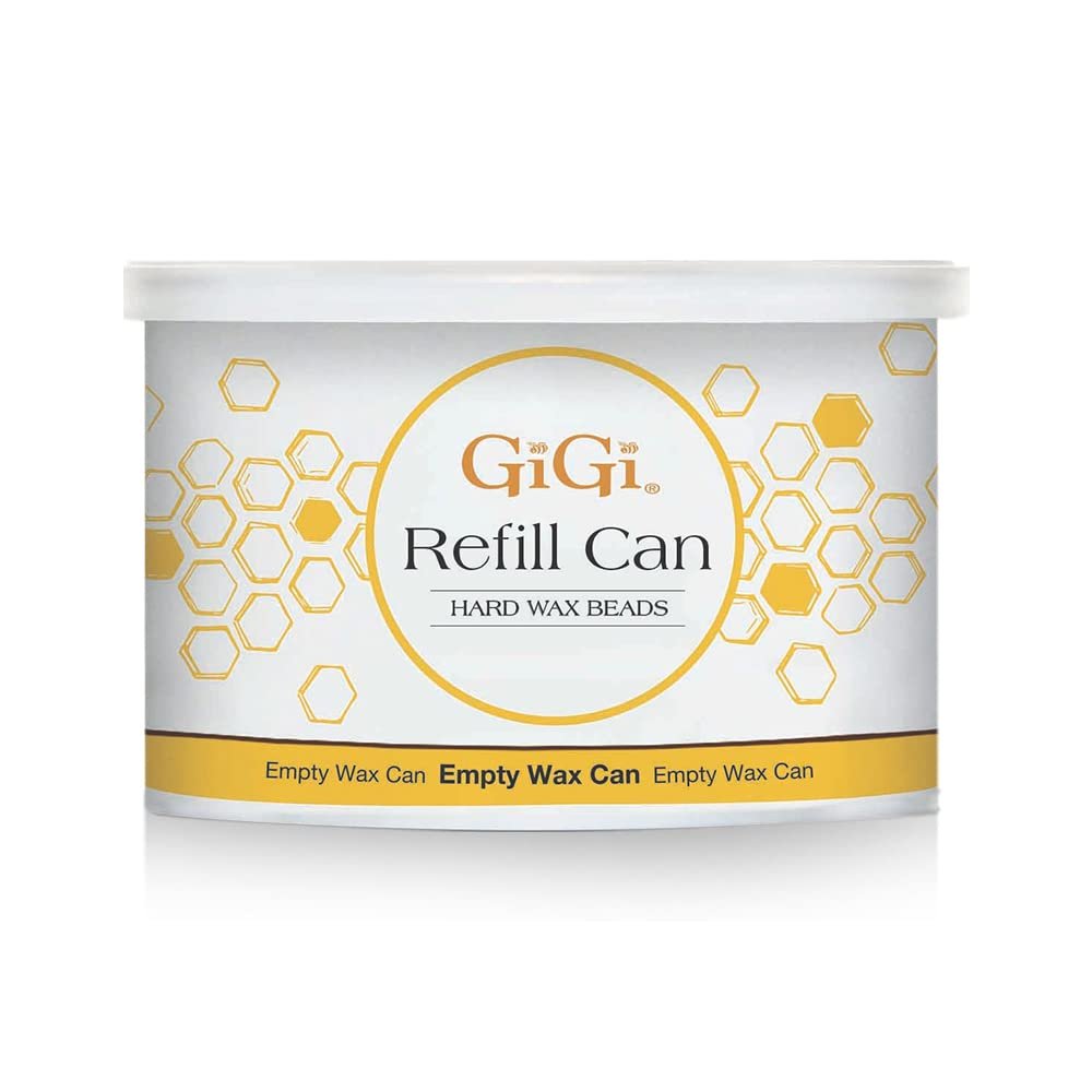 GiGi Hard Wax Beads Nachfüllkanne – Leere Wachs-Nachfüllkanne für Hartwachsperlen – Wiederverwendbar & hitzebeständig, kompatibel mit professionellen Wachswärmern