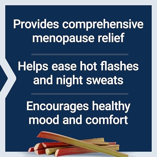 Life Extension Menopause Relief – Sibirischer Rhabarber, Wechseljahre Ergänzung für Frauen, Lindert Hitzewallungen, Stimmungsschwankungen, Nachtschweiß, Hormonfrei, Glutenfrei, Nicht-GVO, Vegetarisch, 30 Tabletten