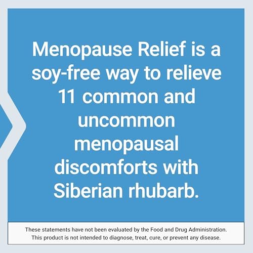 Life Extension Menopause Relief – Sibirischer Rhabarber, Wechseljahre Ergänzung für Frauen, Lindert Hitzewallungen, Stimmungsschwankungen, Nachtschweiß, Hormonfrei, Glutenfrei, Nicht-GVO, Vegetarisch, 30 Tabletten