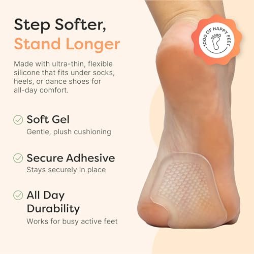 ZenToes Metatarsal-Pads für Damen, Ballenpolster, Ferseneinlagen, Schuheinlagen bei Morton-Neurom und Sesamoiditis, Metatarsalgie-Fußpolster, 2 Paar