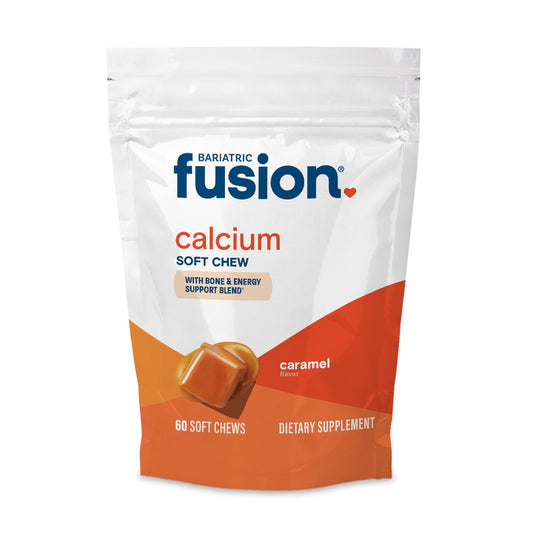 Bariatric Fusion Calcium Supplement Kautabletten – Calciumcitrat mit Vitamin D3, zuckerfrei, 500 mg, Karamell, 60 Stück