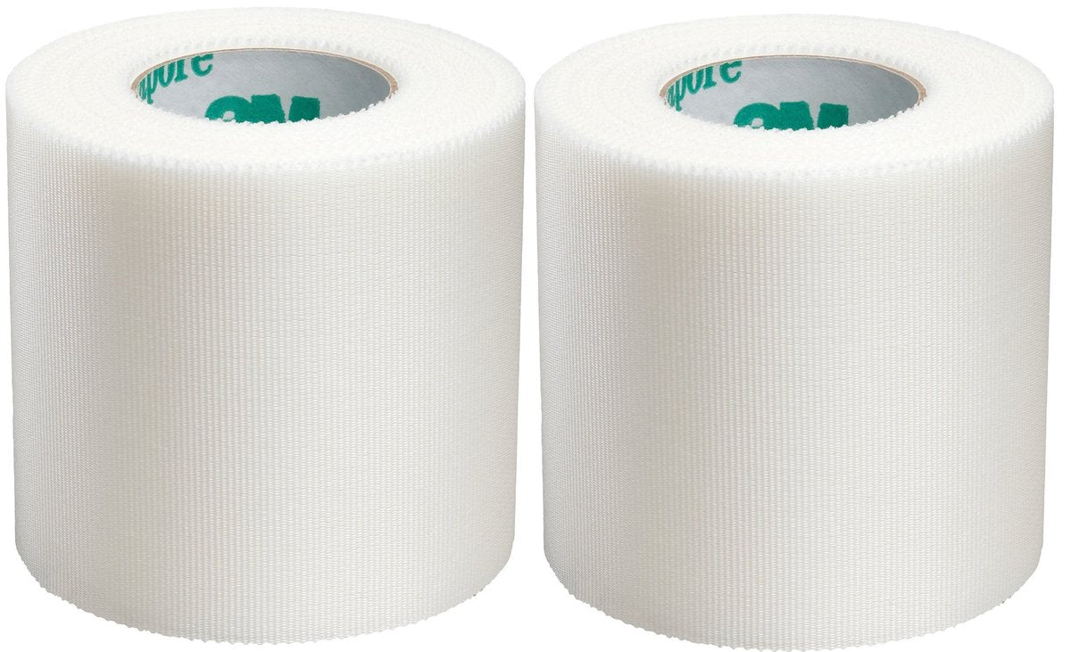 3M 1538-2 Durapore Tape (2er-Pack) – Hochwertiges Seiden-Erste-Hilfe-Band